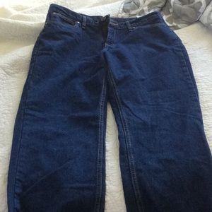 Ladies flannel lined jeans